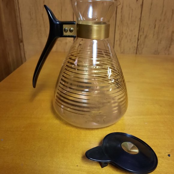 Pyrex Kitchen Vintage Pyrex Glass Coffee Pot With Original Lid